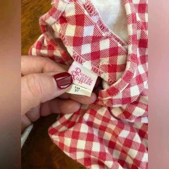 Vintage RicRac & Ruffles romper size 3 - Picture 3 of 4